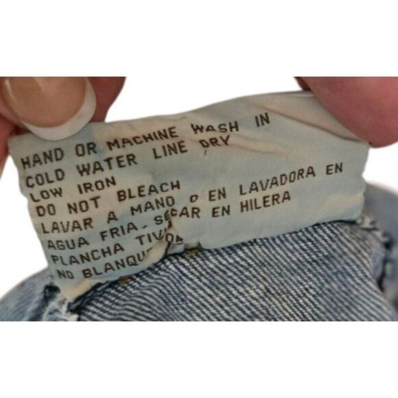 Vintage 90s Midi Denim Dress Womens Size M Blue Sleeveless Button Up Body Con - Picture 7 of 7